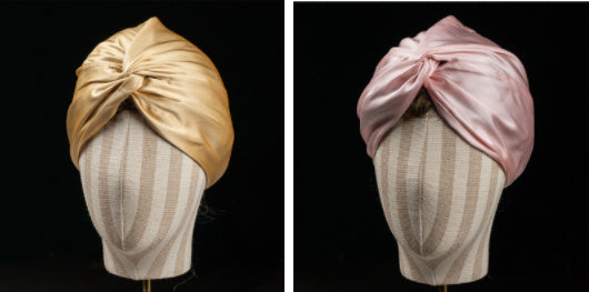 Double-layer Twisted Silk Home Cap